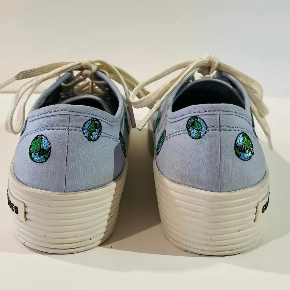 SeaVees Blue Mist Earth Monterey Platform Sneakers Size 5